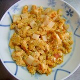 蒲鉾＆青海苔の簡単炒り卵
